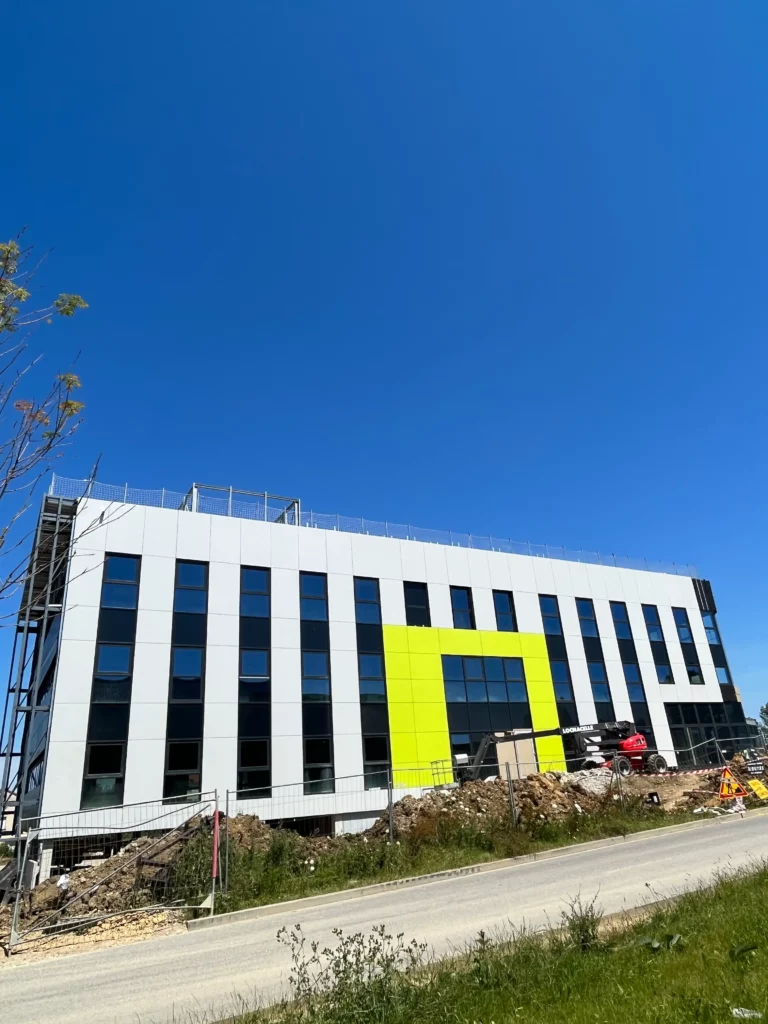 Bâtiment en cours de construction